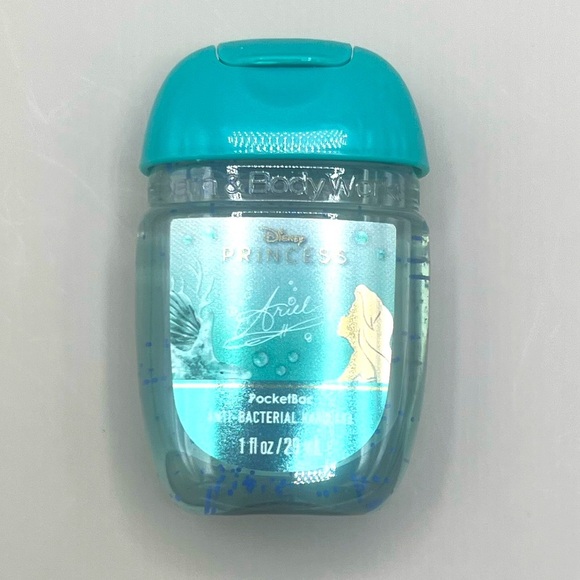 Bath & Body Works Disney ARIEL 3 Piece Set: PocketBac, Hand Gel, & Lip Gloss NEW - Picture 6 of 8
